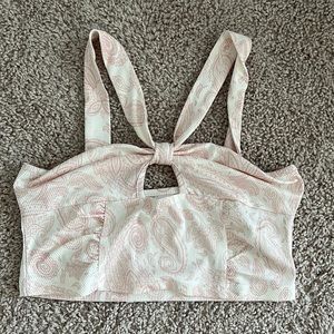 Shein: Light Pink Cropped Top